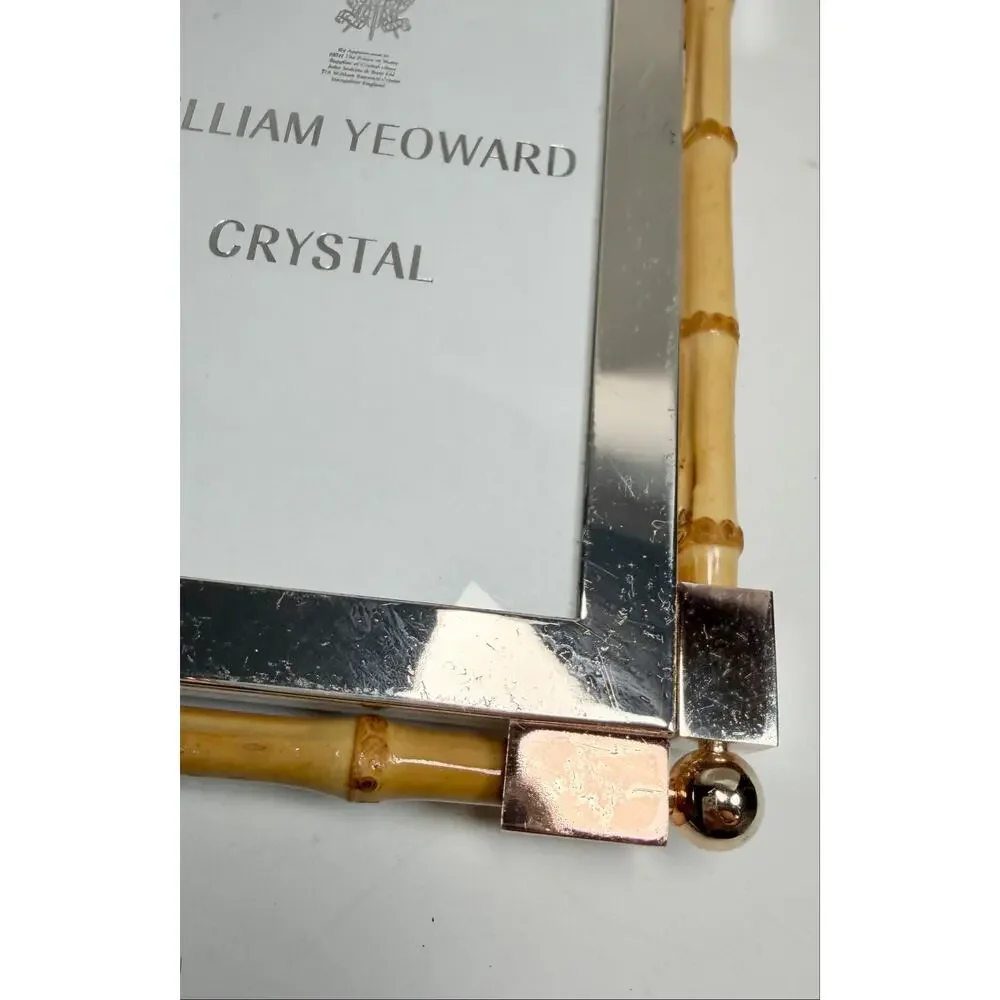 William Yeoward Crystal Classic Bamboo Frame 5 x 7 $510